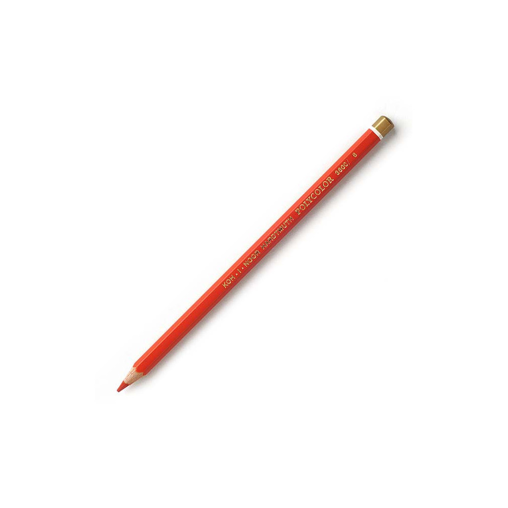 Polycolor colored pencil - Koh-I-Noor - 06, Vermilion Red