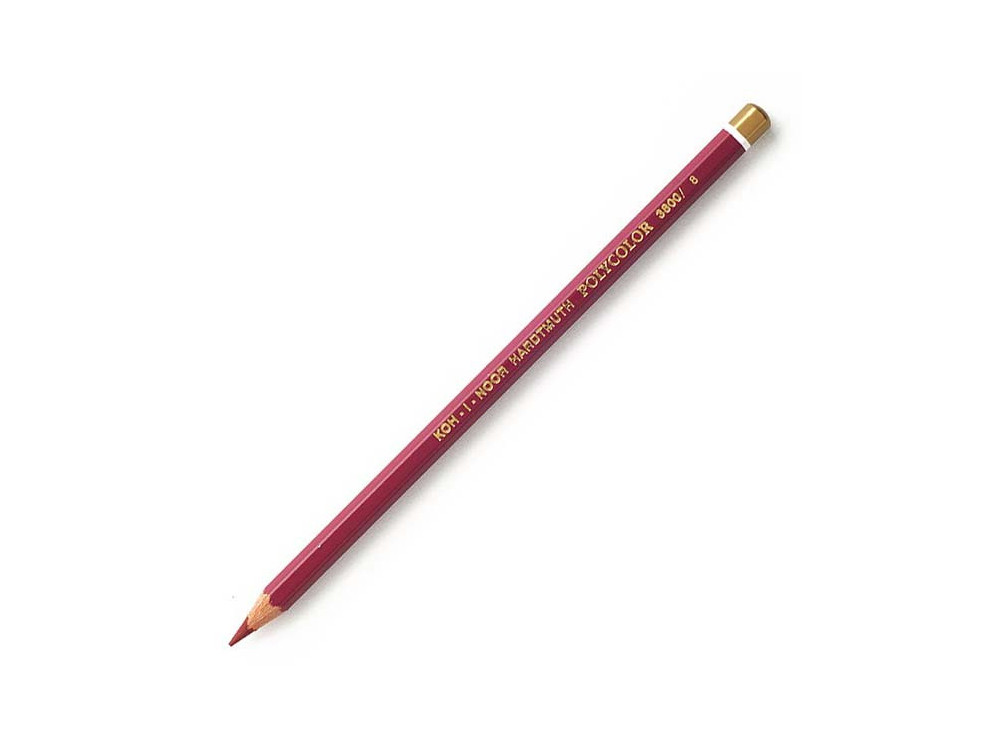 Polycolor colored pencil - Koh-I-Noor - 08, Bordeaux Red