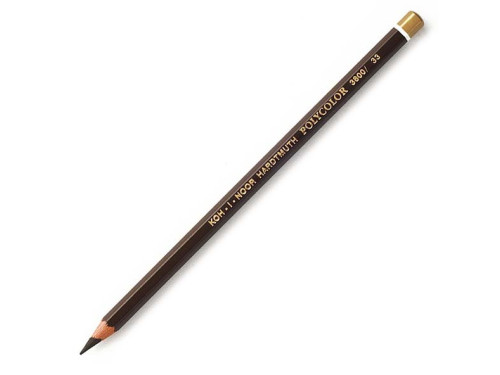 Kredka ołówkowa Polycolor - Koh-I-Noor - 33, Dark Brown