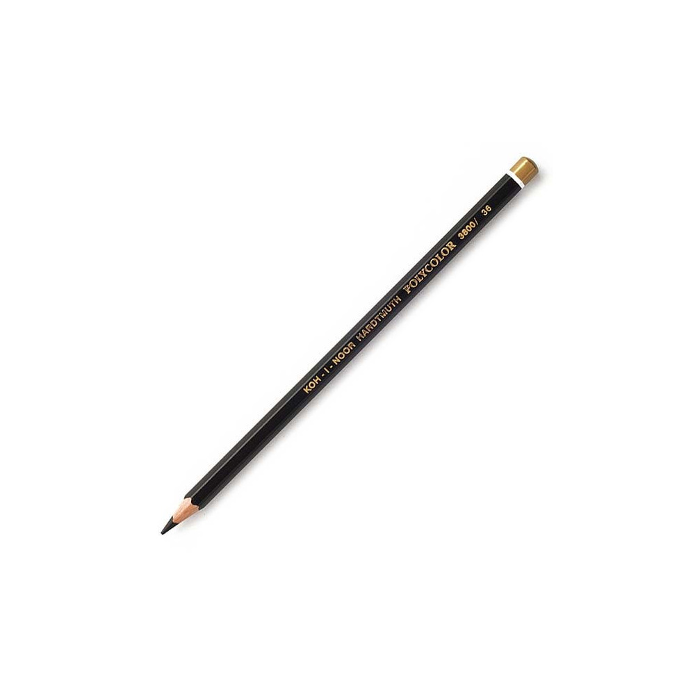 Polycolor colored pencil - Koh-I-Noor - 36, Ivory Black