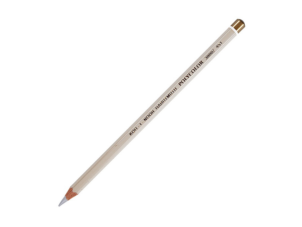 Kredka ołówkowa Polycolor - Koh-I-Noor - 451, Warm Grey 1