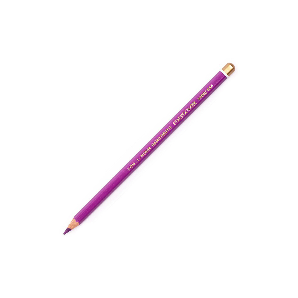 Polycolor colored pencil - Koh-I-Noor - 654, Dark Reddish Violet