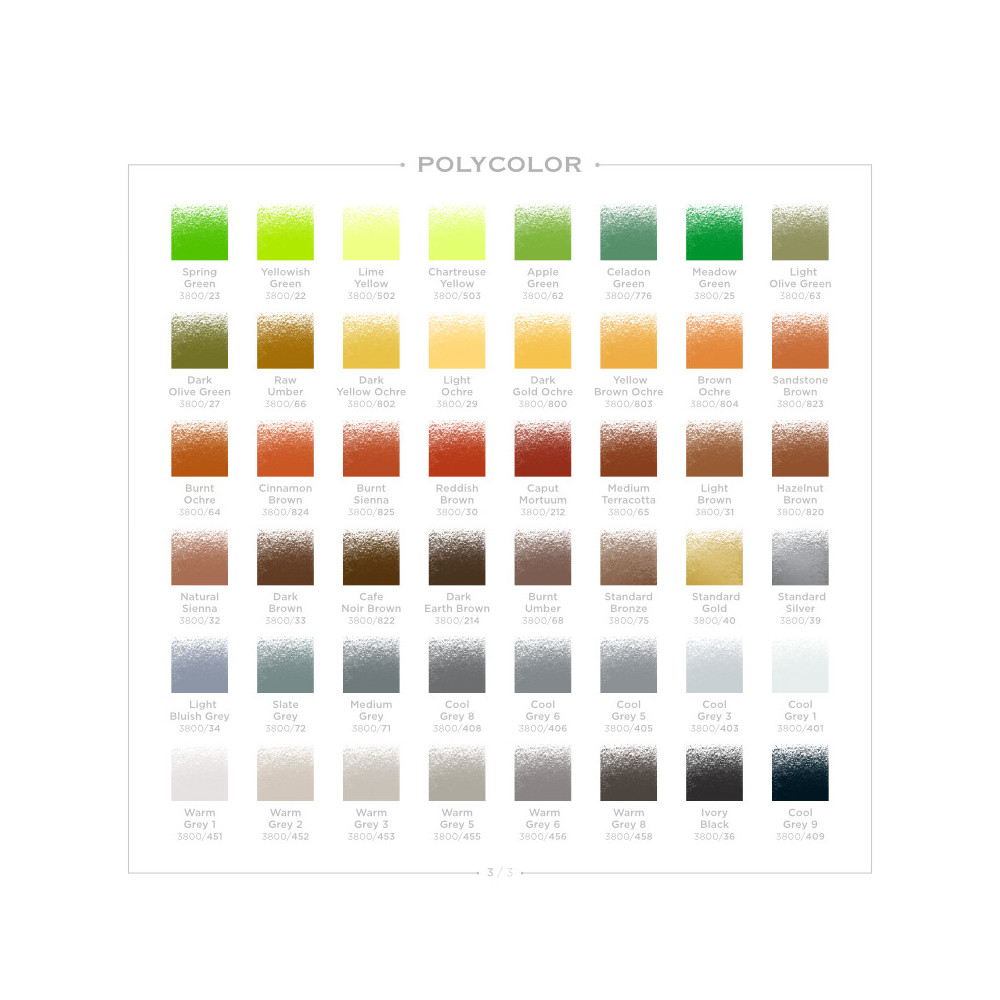 Kredka ołówkowa Polycolor - Koh-I-Noor - 773, Light Emerald Green