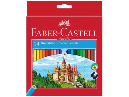 Set of Castle colored pencils - Faber-Castell - 24 pcs.