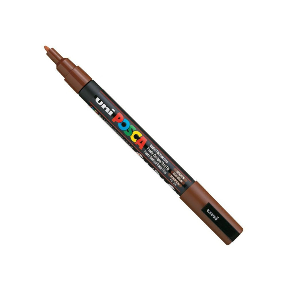 Marker Posca PC-3M - Uni - brązowy, brown
