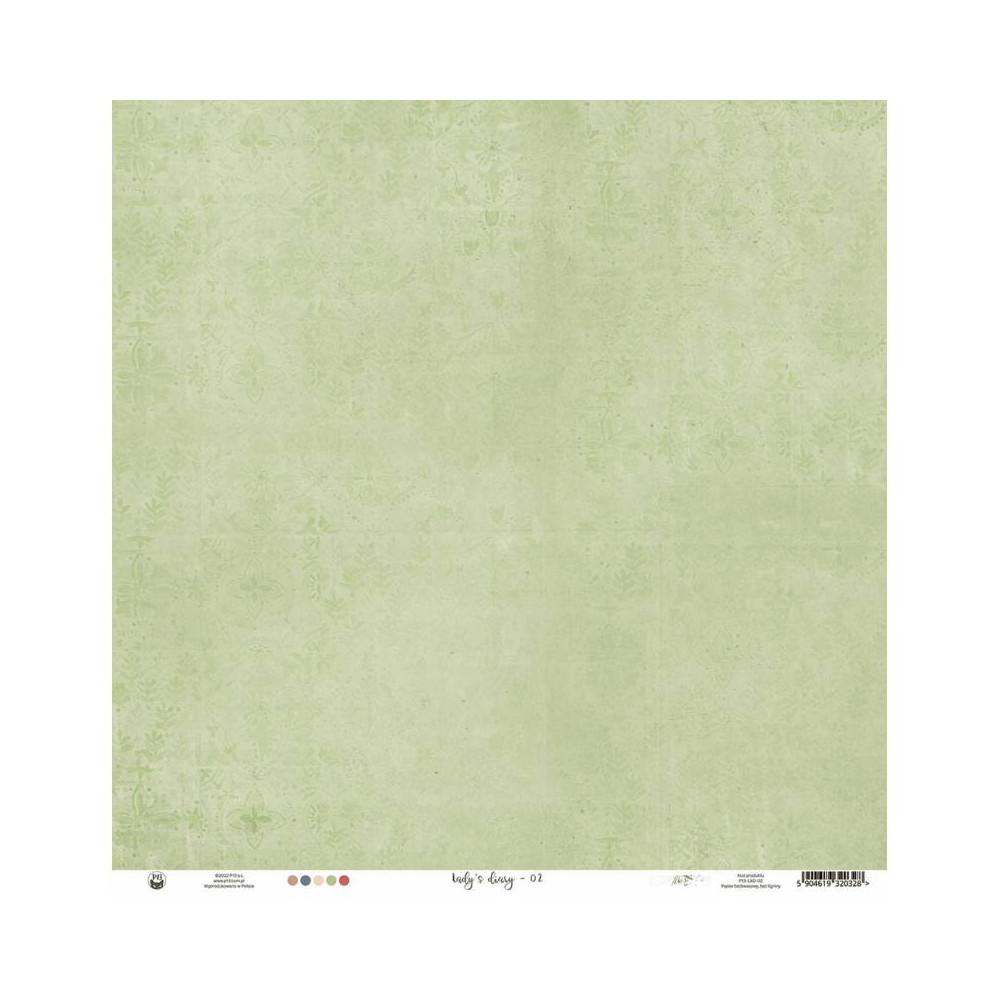 Scrapbooking paper 30,5 x 30,5 cm - Piątek Trzynastego - Lady's Diary 02