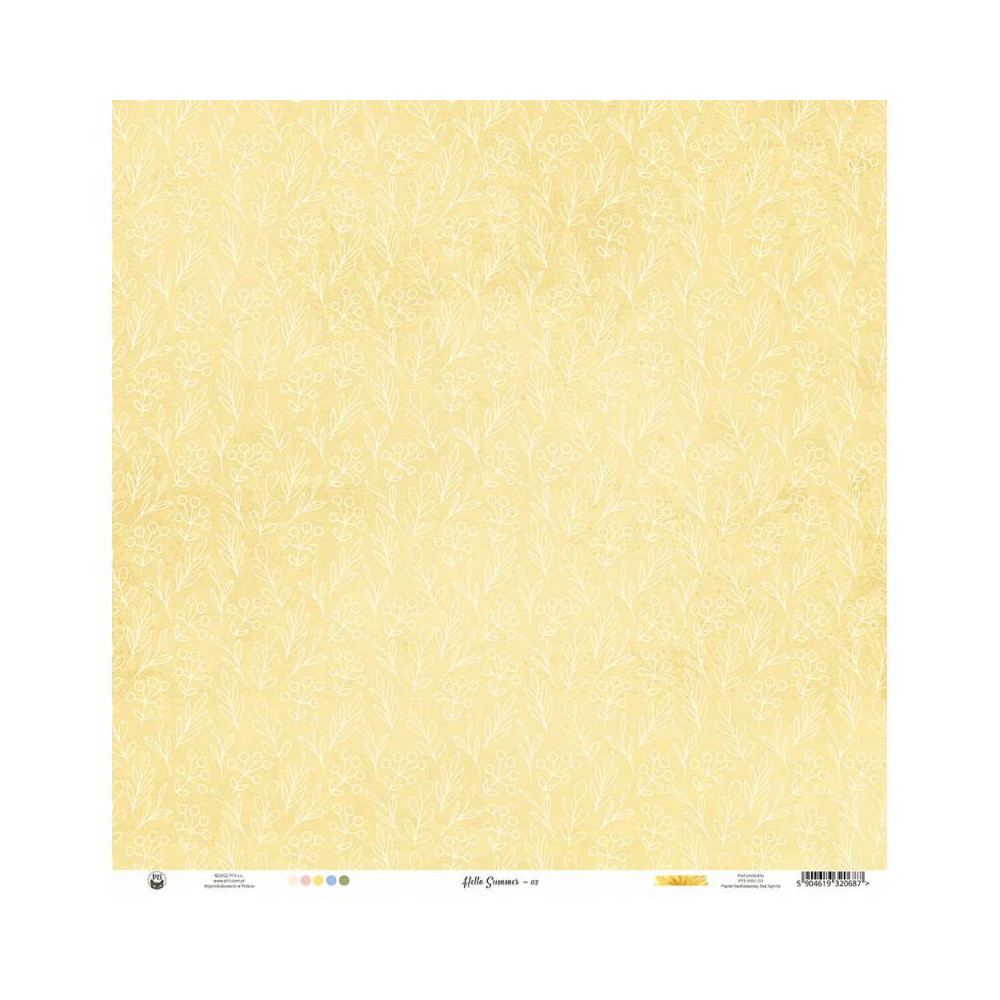 Papier do scrapbookingu 30,5 x 30,5 cm - Piątek Trzynastego - Hello Summer 03