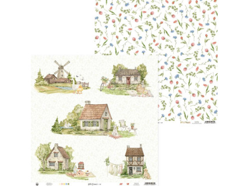 Papier do scrapbookingu 30,5 x 30,5 cm - Piątek Trzynastego - Hello Summer 04