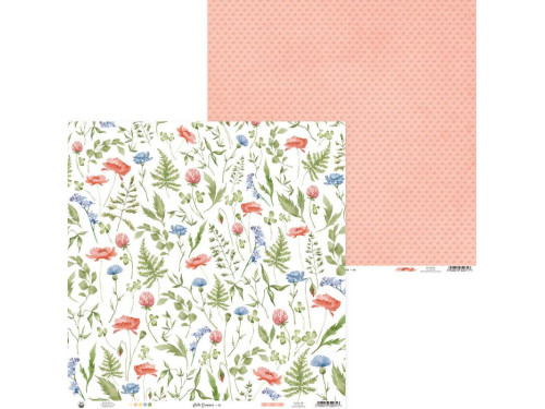 Scrapbooking paper 30,5 x 30,5 cm - Piątek Trzynastego - Hello Summer 06