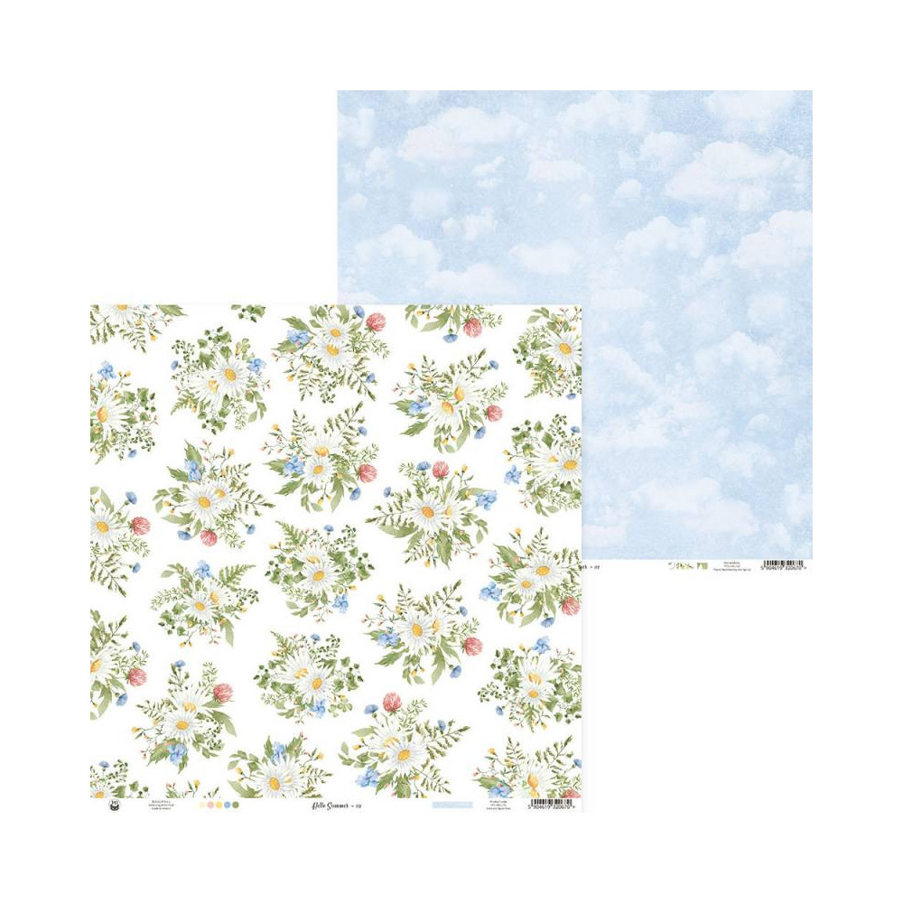 Zestaw papierów do scrapbookingu 30,5 x 30,5 cm - Piątek Trzynastego - Hello Summer