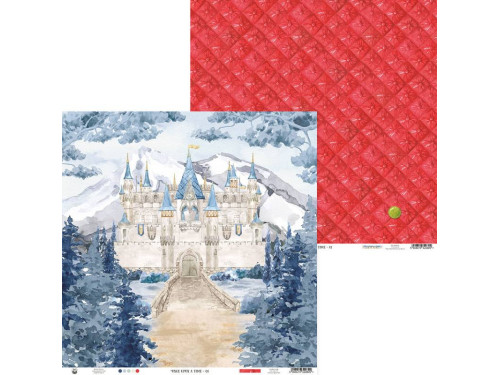 Papier do scrapbookingu 30,5 x 30,5 cm - Piątek Trzynastego - Once upon a time 01