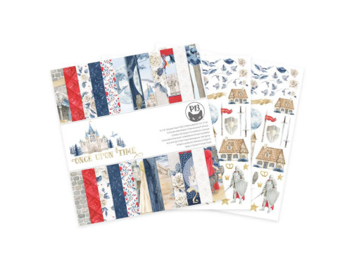 Set of scrapbooking papers 30,5 x 30,5 cm - Piątek Trzynastego - Once upon a time