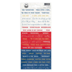 Set of stickers 10,5 x 23 cm - Piątek Trzynastego - Once upon a time 01