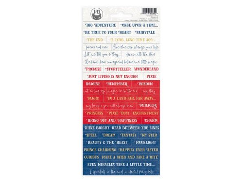 Arkusz naklejek 10,5 x 23 cm - Piątek Trzynastego - Once upon a time 01