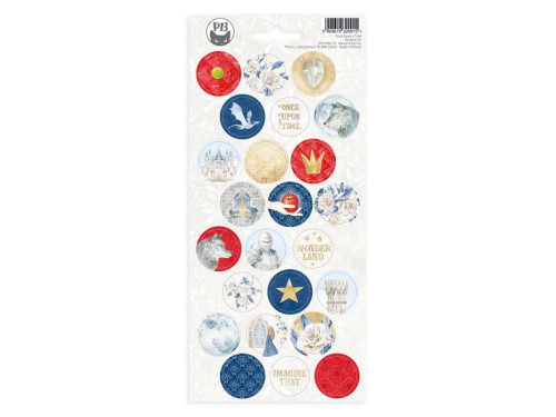 Arkusz naklejek 10,5 x 23 cm - Piątek Trzynastego - Once upon a time 03