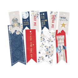 Decorative tag set - Piątek Trzynastego - Once upon a time 02, 10 pcs.