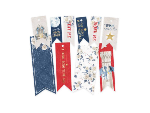 Decorative tag set - Piątek Trzynastego - Once upon a time 02, 10 pcs.