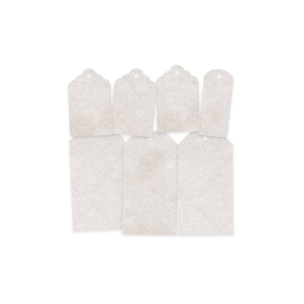 Decorative tag set - Piątek Trzynastego - Once upon a time 03, 7 pcs.