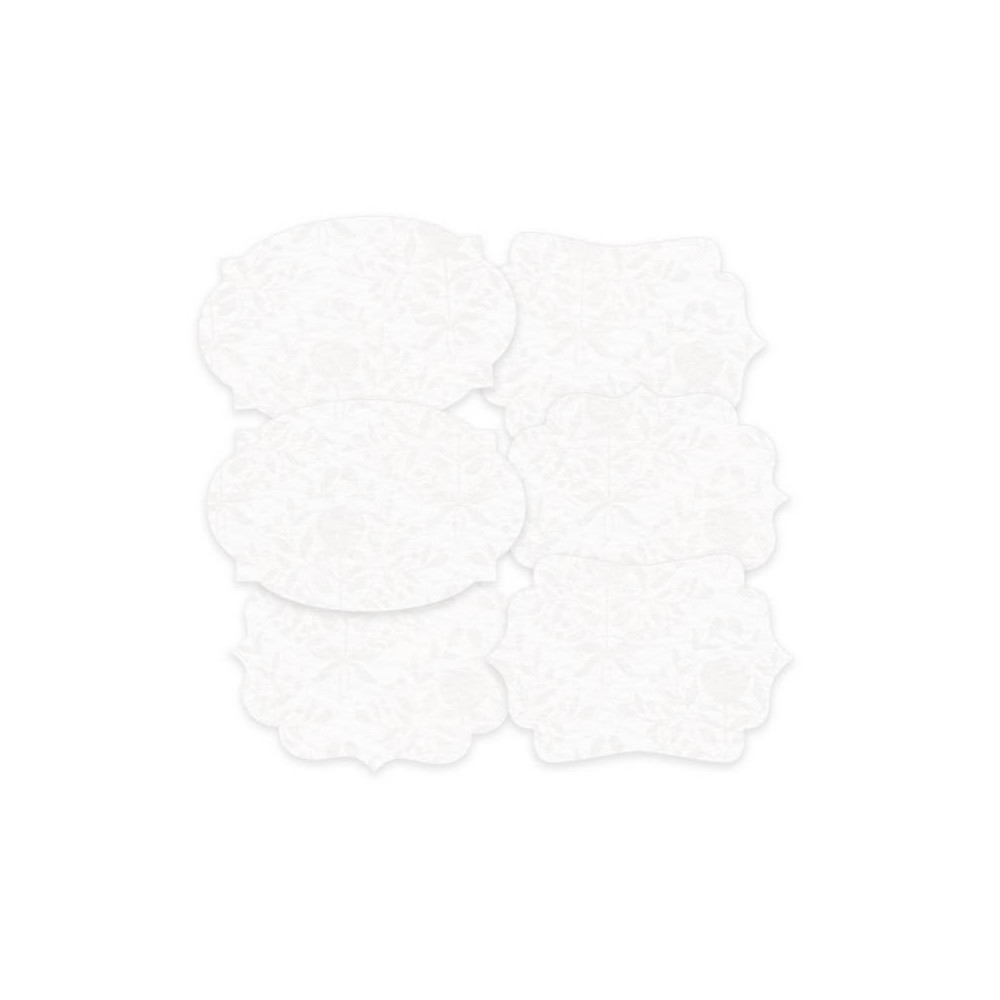 Decorative tag set - Piątek Trzynastego - Once upon a time 04, 6 pcs.