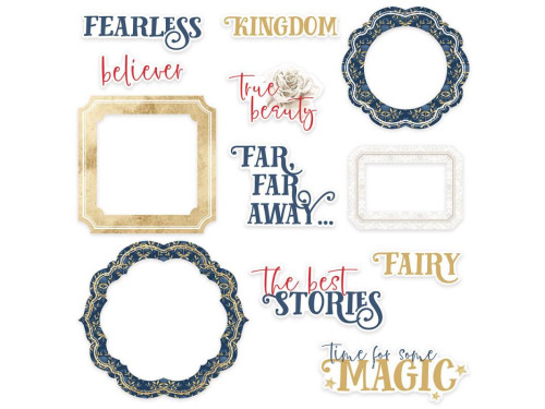Paper die-cuts elements - Piątek Trzynastego - Once upon a time, 12 pcs.