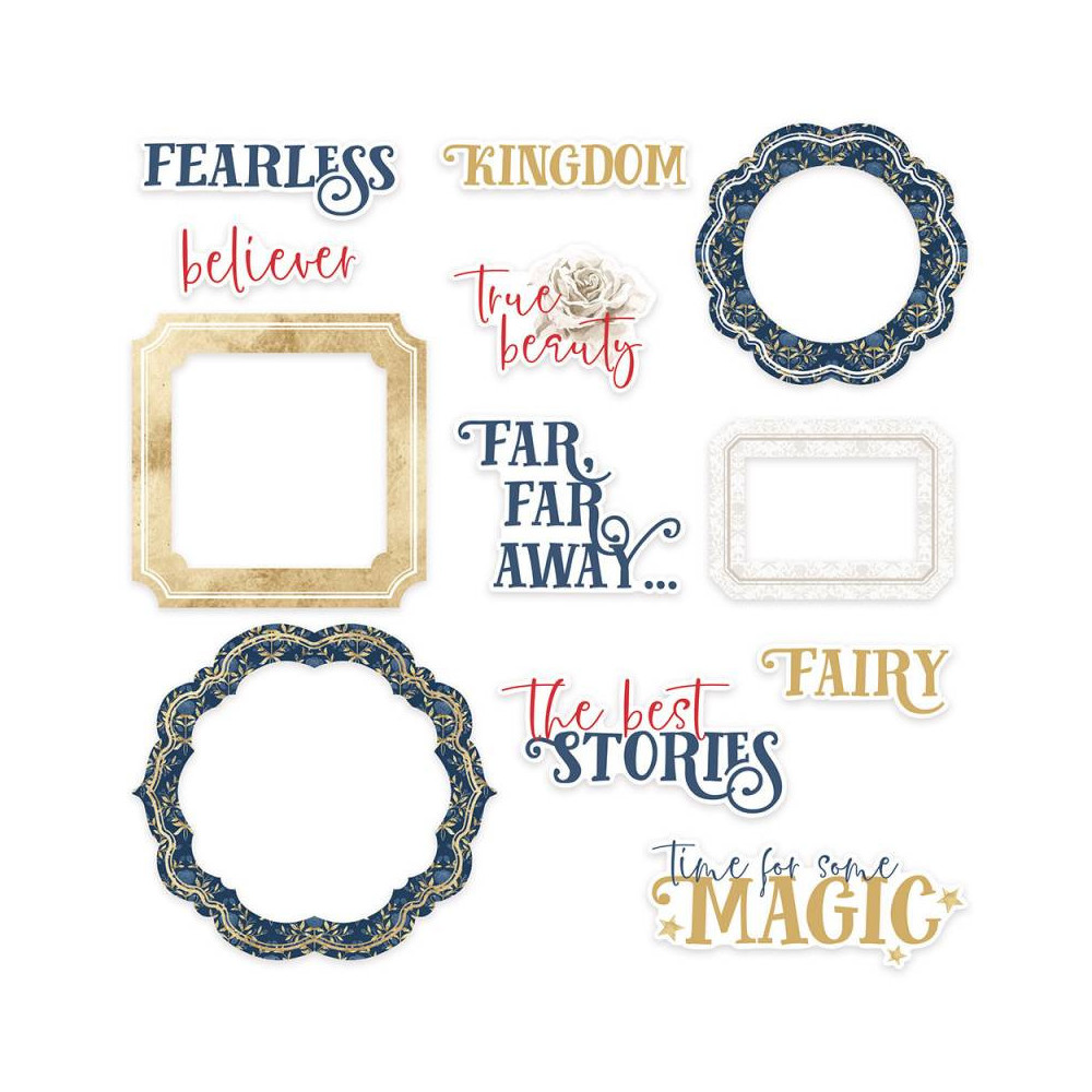 Paper die-cuts elements - Piątek Trzynastego - Once upon a time, 12 pcs.