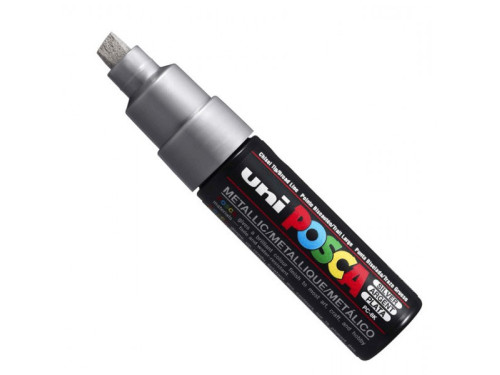 Marker Posca PC-8K - Uni - srebrny, silver