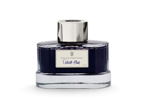 Permanent calligraphy ink - Graf Von Faber-Castell - Cobalt Blue, 75 ml