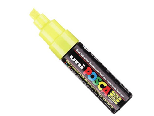Marker Posca PC-8K - Uni - żółty, yellow