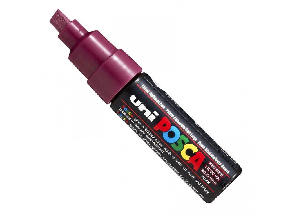 Paint Posca Marker PC-8K - Uni - red wine