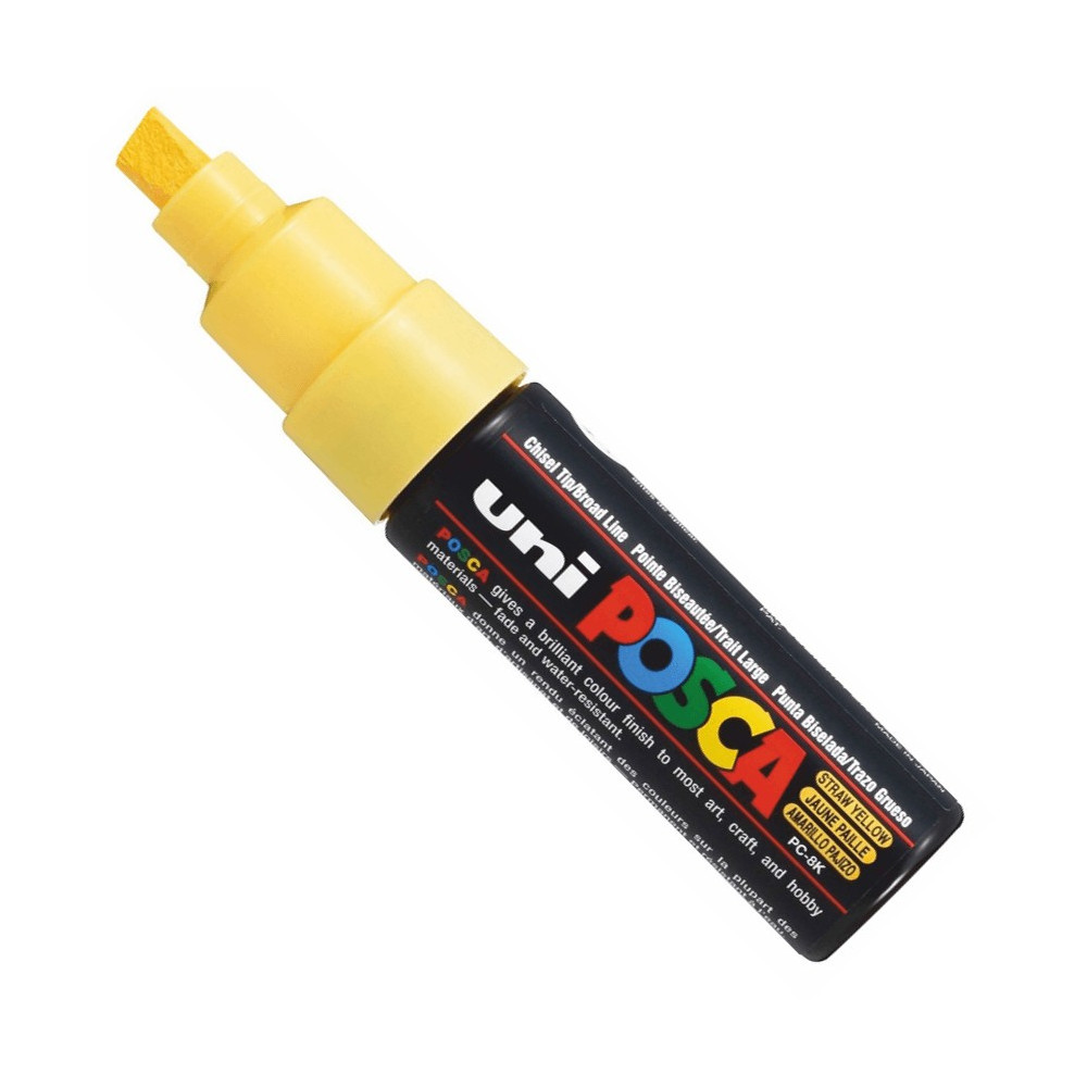 Marker Posca PC-8K - Uni - żółty, straw yellow
