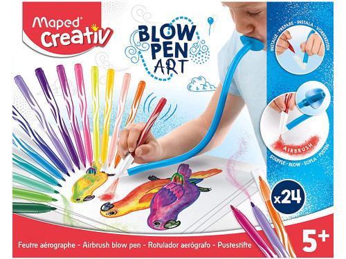 Set of Blow Pen Art pens - Maped - 24 colors
