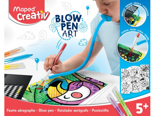 Set of Blow Pen Pop Art pens - Maped - 6 colors