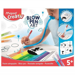 Zestaw flamastrów dmuchanych Blow Pen String Art - Maped - 6 kolorów