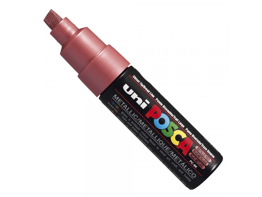 Paint Posca Marker PC-8K - Uni - metallic red