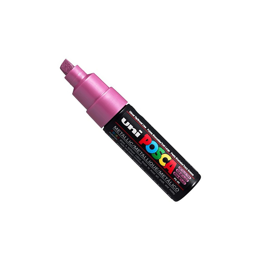 Marker Posca PC-8K - Uni - różowy, metallic pink