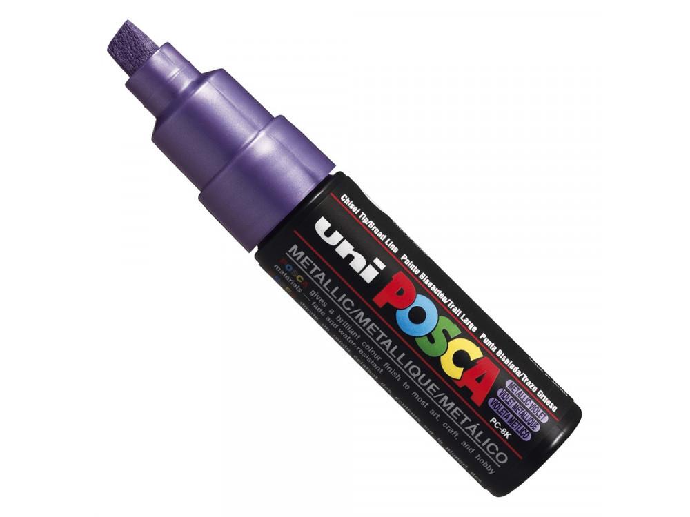 Marker Posca PC-8K - Uni - fioletowy, metallic violet