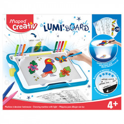Drawing machine with light Lumo Board Creativ - Maped
