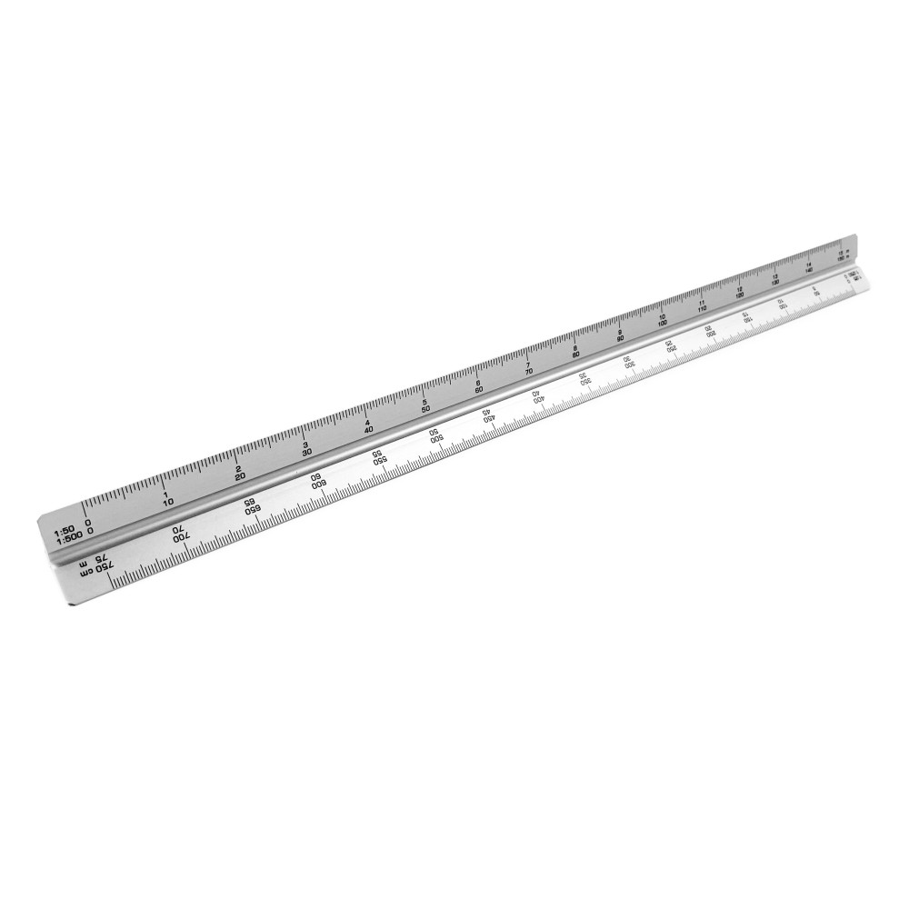 Aluminium scaler - Leniar - silver, 30 cm