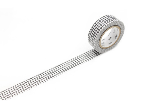 Taśma papierowa washi - MT Masking Tape - Hougan Black, 7 m