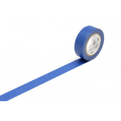 Taśma papierowa washi - MT Masking Tape - Bleu Nuit Ruri, 7 m