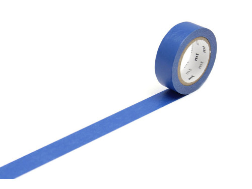 Washi tape - MT Masking Tape - Bleu Nuit Ruri, 7 m