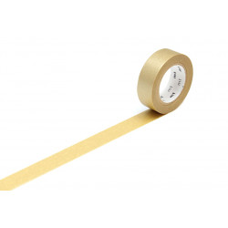 Taśma papierowa washi - MT Masking Tape - Gold, 7 m