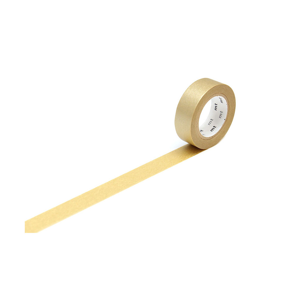 Washi tape - MT Masking Tape - Gold, 7 m