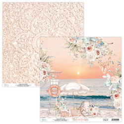 Scrapbooking paper 30,5 x 30,5 cm - Mintay - Sunset Beach 01