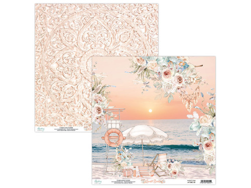 Papier do scrapbookingu 30,5 x 30,5 cm - Mintay - Sunset Beach 01