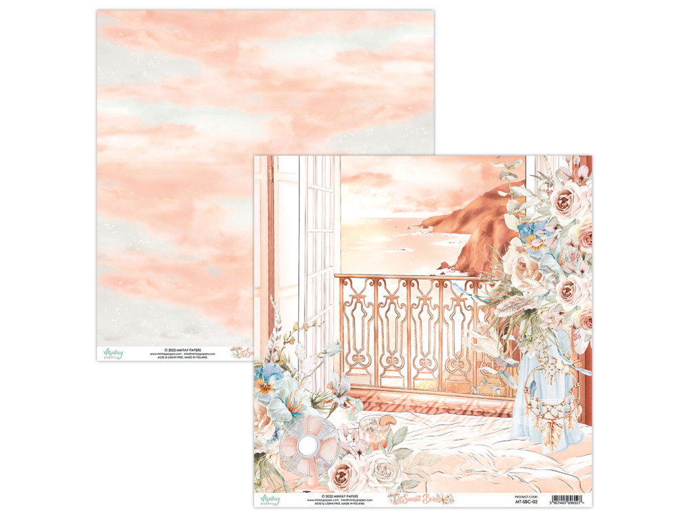 Scrapbooking paper 30,5 x 30,5 cm - Mintay - Sunset Beach 02