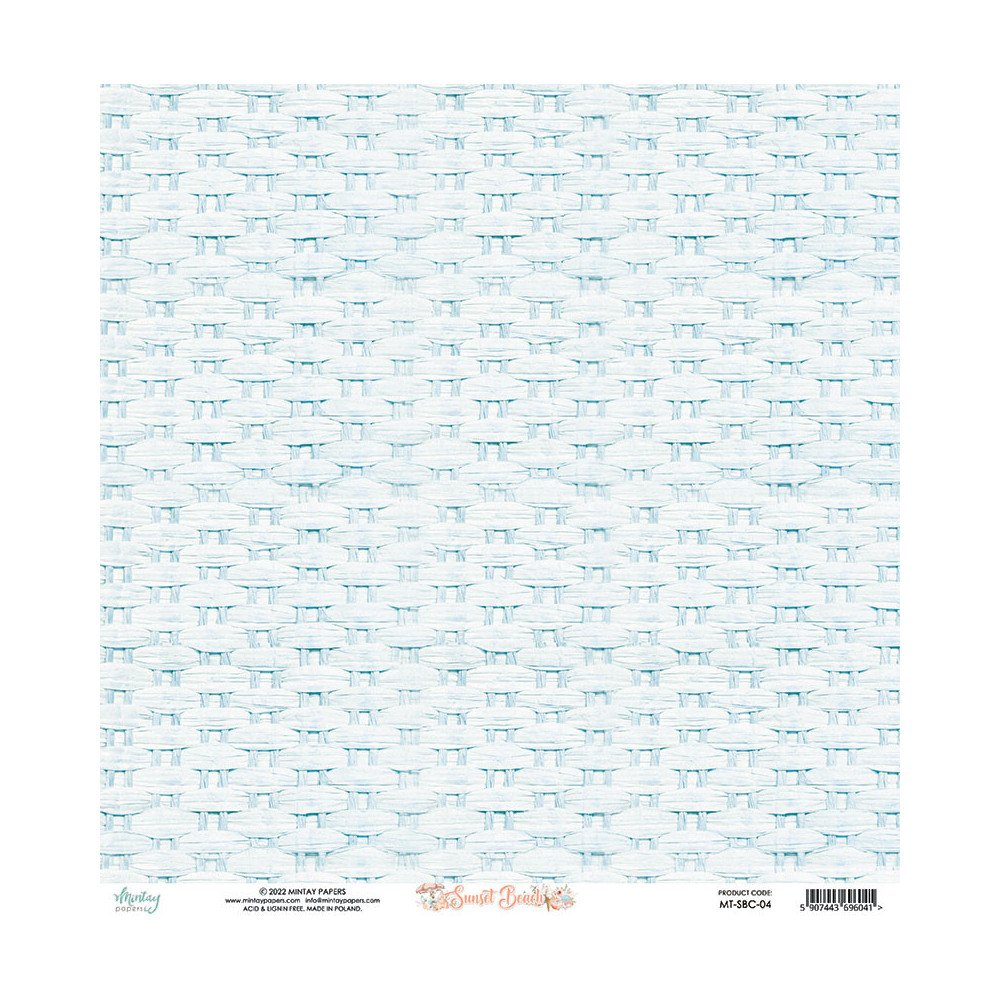 Scrapbooking paper 30,5 x 30,5 cm - Mintay - Sunset Beach 04