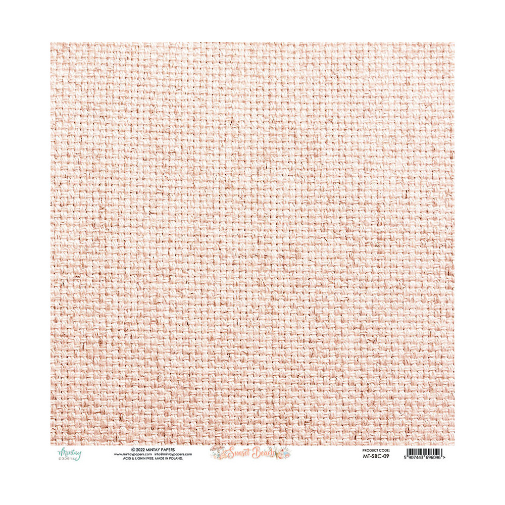 Zestaw papierów do scrapbookingu 15,2 x 15,2 cm - Mintay - Sunset Beach