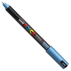 Marker Posca PC-1MR - Uni - niebieski, metallic blue