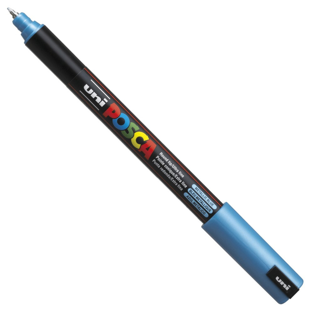 Uni Posca Paint Marker Pen PC-1MR - Metallic Blue